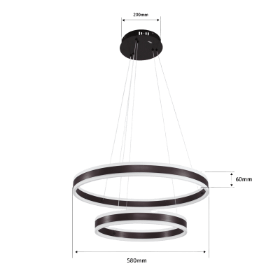 lámpara de techo led / chips led ahorra energía 80% / 110w / flujo luminoso 8,800 lm / montaje sobreponer / interior ip20 / vida Útil 50,000 h lámpara de techo led / chips led ahorra energía 80% / 110w / flujo luminoso 8,800 lm / montaje sobreponer / interior ip20 / vida Útil 50,000 h