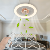 ventilador de techo con luminario led de 110 v ca 50/60 hz / 88 w / 3 tonos de luz (6500 4 000 2 700 k) / diámetro 500 mm / 6 velocidades / dimeable.