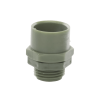 conector para tubería conduit pvc ligero de 2" (51 mm).