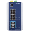 switch industrial administrable capa 3, 8 puertos ethernet 10/100/1000t, 4 puertos sfp 10 g