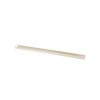 canaleta ld10 de pvc rígido, con cinta adhesiva para instalación sin herramientas, de 38.4 x 24 x 2438 mm, color blanco mate