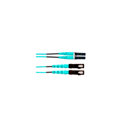 jumper de fibra optica multimodo 50/125 om4, lc sc duplex, lszh, color aqua, 6 metros jumper de fibra optica multimodo 50/125 om4, lc sc duplex, lszh, color aqua, 6 metros