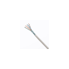 bobina de cable utp de 4 pares, vari matrix hd, cat6a, 23 awg, cmr (riser), color blanco, 305m