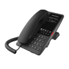teléfono ip wi fi para hotelería, puerto usb a para carga, 5 teclas programables para servicio rápido (hotline), plantilla personalizable con poe