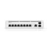 consola uisp de ubiquiti / gateway y switch de red gigabit / controlador con plataforma uisp para gestión remota de wisp (airmax, airfiber, ufiber, ltu, edgemax, aircube) / 128 gb ssd / (1) wan 1gbe / (1) wan sfp+10g / (8) puertos lan gbe rj45