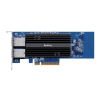 adaptador de red synology e10g30 t2 | doble puerto 10 gbe | pcie 3.0 x8 | compatible con synology | link aggregation.