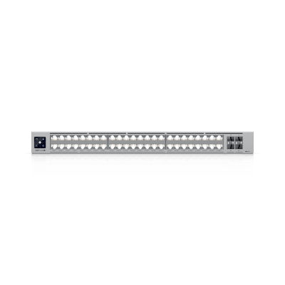 unifi switch usw pro xg 48 poe / capa 3 / 48 puertos poe+++ (32 × 10 gbe, 16 × 2,5 gbe) + 4 puertos sfp28 25 g / 1080 w poe total unifi switch usw pro xg 48 poe / capa 3 / 48 puertos poe+++ (32 × 10 gbe, 16 × 2,5 gbe) + 4 puertos sfp28 25 g / 1080 w poe total
