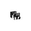 tapa con 2 salida a tubo corrugado de 1.5in (38mm), para uso con canaletas 4x4 fiberrunner™, color negro