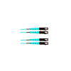 jumper de fibra Óptica multimodo 50/125 om4, sc sc duplex, ofnr (riser), color aqua, 3 metros