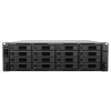 servidor de almacenamiento rackstation rs2825rp+ | 16 bahías | 3u | hasta 560 tb | rendimiento 3,519/1,790 mb/s | fuentes de alimentación duales | expansión pcie | compatible con virtualización y vigilancia.