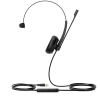 diadema alámbrica uh34 mono de yealink usb compatible con teléfonos ip y computadoras.