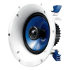 bocinas de plafón | 2 vías | residenciales | woofer 6.5" | 110w | 8 ohms | color blanco | par