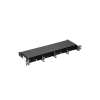 panel de distribución de fibra Óptica, acepta 12 cassettes hd flex™ en 6 espacios, hasta 144 fibras, 1 ur