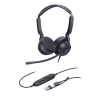 diadema alámbrica yealink uh42 dual con audio hd y conectividad usb c/a certificada con microsoft teams