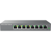 switch de red administrable capa 2 lite / 8 puertos gigabit ethernet / 4 puertos poe / vlan / qos / snooping igmp / montaje en pared y escritorio / compatible con gdms