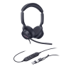 diadema alámbrica yealink uh46 dual usb c/a certificada con microsoft teams