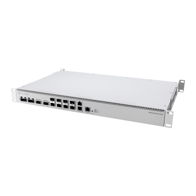 switch de red mikrotik crs812 ddq / 400 gbps / 8 puertos sfp56 de 50g / 2 puertos qsfp56 de 200g / 2 puertos qsfp56 dd de 400g / routeros v7 / arm quad core 2 ghz / 4 gb ram / rackmount switch de red mikrotik crs812 ddq / 400 gbps / 8 puertos sfp56 de 50g / 2 puertos qsfp56 de 200g / 2 puertos qsfp56 dd de 400g / routeros v7 / arm quad core 2 ghz / 4 gb ram / rackmount