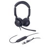 diadema alámbrica yealink uh44 dual usb c/a certificada con microsoft teams
