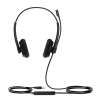 diadema usb yealink uh34 lite dual con almohadillas de esponja y compatibilidad uc multiplataforma
