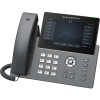teléfono ip wi fi, grado operador, 12 líneas sip con 6 cuentas, pantalla táctil 7", puertos gigabit, bluetooth, poe, codec opus, ipv4/ipv6 con gestión en la nube gdms