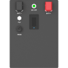 batería de litio lifepo4 12.8vcc, 100ah, 1.28kwh, pantalla lcd para monitoreo local, carcasa metálica