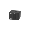 gabinete panzone de montaje en pared, de 19in, puerta con ventana de seguridad, 9 ur, 635mm de profundidad, color negro