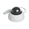 cámara unifi protect g5 ai dome blanco, para interior o exterior, 4k (8mpx), Ángulo 109.9°. visión nocturna ir hasta 40m, detecciones inteligentes de rostros y placas, audio bidireccional, protección ip66, anti vandalismo