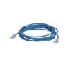 cable de parcheo tx6, utp cat6, diámetro reducido (28awg), color azul, 50 ft