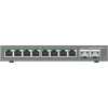 switch l2 lite administrable de 10 puertos / 8 puertos ethernet 2.5 gigabits / 2 puertos sfp+ 10 gigabits / vlan / qos / montaje en escritorio o pared / compatible con gdms