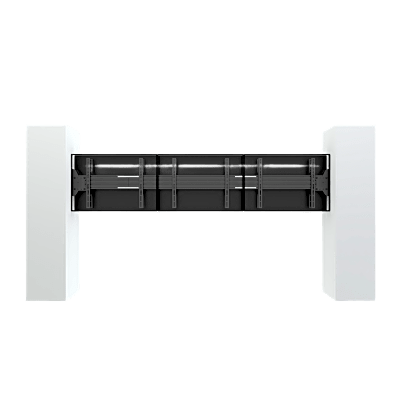accesorio placa para montaje doble de pantallas para exhibicion de pared a pared| dimensiones 225.2 mm x 126.2 mm x 95 mm accesorio placa para montaje doble de pantallas para exhibicion de pared a pared| dimensiones 225.2 mm x 126.2 mm x 95 mm