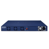 switch administrable capa 3 / 48 puertos 10/100/1000t 802.3bt poe++ / 4 puertos 10g sfp+ / dos ranuras para fuente de alimentación modular / 3200w poe budget / compatibilidad ipv4/ipv6 / vlan / qos / erps