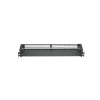 organizador de cables frontal, para panel de fibra Óptica hd flex™, de 1 ur, color negro