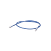 cable de parcheo tx6, utp cat6, 24 awg, cm, color azul, 23 ft