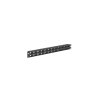 panel de parcheo modular mini com (sin conectores), plano, blindado, alta densidad, de 48 puertos, 1ur