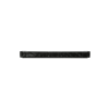tapa ciega estándar de 19in, compatible con racks con rieles de orificio roscado, instalación sin herramienta, plano, 1 ur, color negro