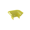 accesorio de control de radio de curvatura, para bajadas de cable con canaletas fiberrunner 4x4, color amarillo