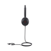 diadema usb yealink uh35 mono teams con cancelación activa de ruido con 2 micrófonos y busylight automático