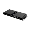 kit divisor y extensor hdmi (extender splitter) | divide 1 fuente hdmi a 4 pantallas | extiende la señal hdmi hasta 120 m | resolución 4kx2k @ 60 hz | cat 6/6a | uso 24/7 | longitud del cable autoajustable