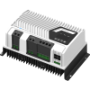 controlador solar mppt 100a 12/24/36/48v, máximo voltaje de circuito abierto voc 200vcc, configurable para baterías de litio