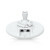 unifi device bridge para enlace ptp en 5 ghz hasta 5 km, o como cpe en ptmp, hasta 867 mbps, mu mimo 2x2, antena de 19 dbi, incluye inyector