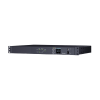 pdu ats (fuente redundante auto transferible) medible, para distribución de energía, 2 entradas 120 vca nema5 15p, con 10 salidas nema 5 15r, horizontal 19in, 1ur