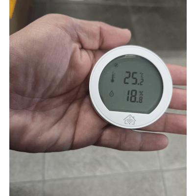 (zigbee) sensor de temperatura y humedad con pantalla de consulta, inalambrico zigbee (zigbee) sensor de temperatura y humedad con pantalla de consulta, inalambrico zigbee