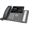 telÉfono ip profesional de 12 lÍneas / 24 teclas de extensiÓn programables / wi fi 6 / poe integrado / pantalla lcd 4.3 pulgadas / seguridad de nivel empresarial / bluetooth integrado / compatible con gdms / audio hd con noise shield