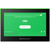 estación de intercomunicación sip con wi fi 6, bluetooth y control total para agendamiento de salas y edificios inteligentes (color negro)