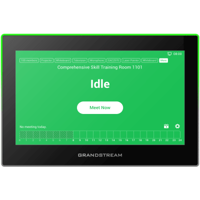 estación de intercomunicación sip con wi fi 6, bluetooth y control total para agendamiento de salas y edificios inteligentes (color negro) estación de intercomunicación sip con wi fi 6, bluetooth y control total para agendamiento de salas y edificios inteligentes (color negro)