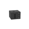 gabinete panzone de montaje en pared, de 19in, puerta con ventana de seguridad, 9 ur, 635mm de profundidad, color negro
