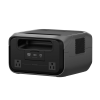 ecoflow river 3 plus | estación de energía portátil 286wh litio lfp / 4 ac 800w (max. 1600w) / 1 usb c 100w / 3 usb a 12w / cargador de coche 10a, 126w max. / conectividad wifi y bluetooth (app) / carga solar 220w max.