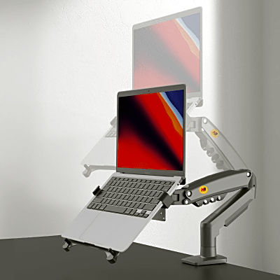 soporte para monitor o laptop con resorte de gas / compatibilidad de 17 a 30 pulgadas en monitores y 10 a 17 pulgadas en laptops / ajuste flexibles / compatible con vesa 100x75 / capacidad de carga de 9 kg / estructura robusta soporte para monitor o laptop con resorte de gas / compatibilidad de 17 a 30 pulgadas en monitores y 10 a 17 pulgadas en laptops / ajuste flexibles / compatible con vesa 100x75 / capacidad de carga de 9 kg / estructura robusta