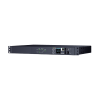 pdu ats (fuente redundante auto transferible) monitoreable, para distribución de energía, 2 entradas 120 vca nema5 15p, con 10 salidas nema 5 15r, horizontal 19in, 1ur