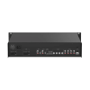 amplificador de red 2 zonas de 240w hasta 500 watts | salida de 100v y 70v | compatible con tareas en tiempo real y programadas | gestión de biblioteca de materiales de audio | entrada de alarma | compatible con hikcentral